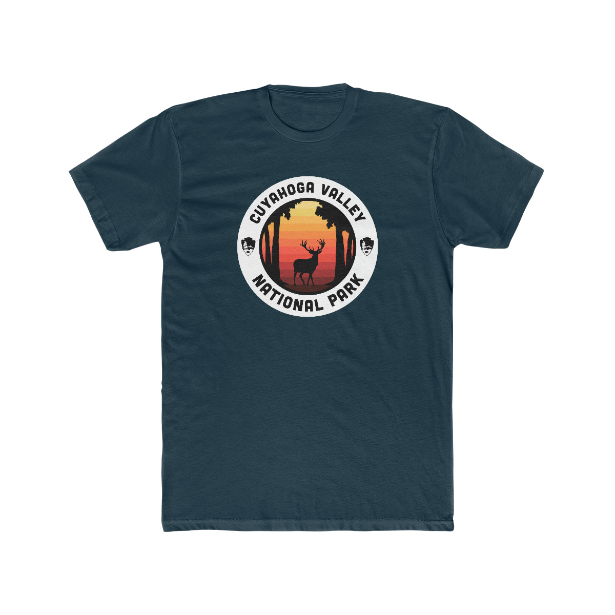 Cuyahoga Valley National Park T-Shirt - Round Badge Design