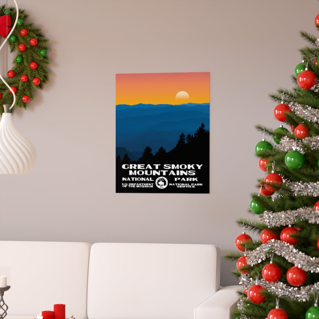 Great Smoky Mountains National Park Poster National Parks Partnership