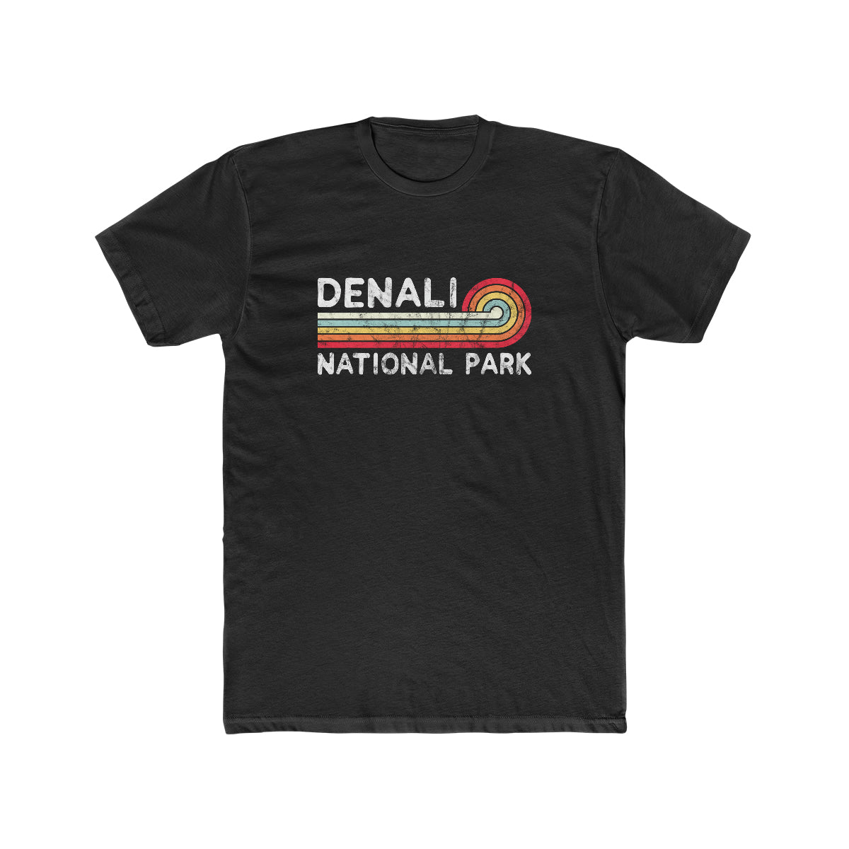 Denali National Park T-Shirt - Vintage Stretched Sunrise