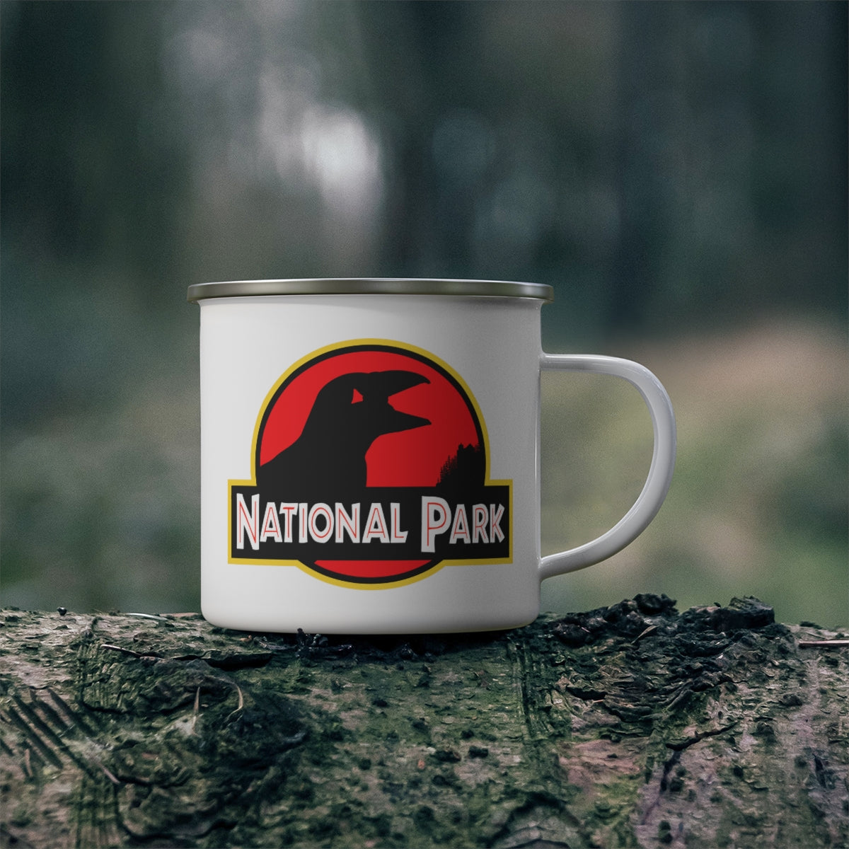 Puffin Acadia National Park Mug - Parody Logo 12oz