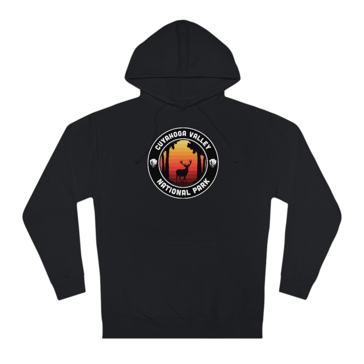 Cuyahoga Valley National Park Hoodie - Round Emblem Design