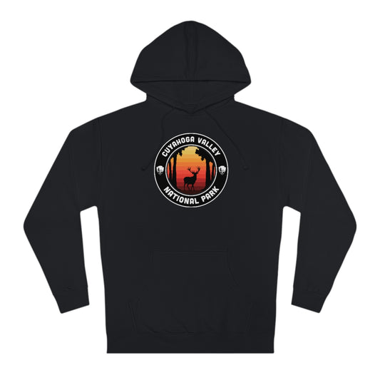 Cuyahoga Valley National Park Hoodie - Round Emblem Design
