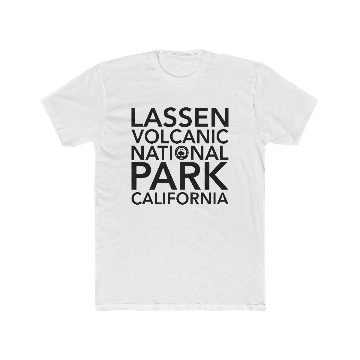 Lassen Volcanic National Park T-Shirt Block Text