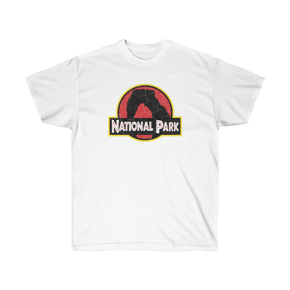 Arches National Park T-Shirt - Delicate Arch Parody Logo