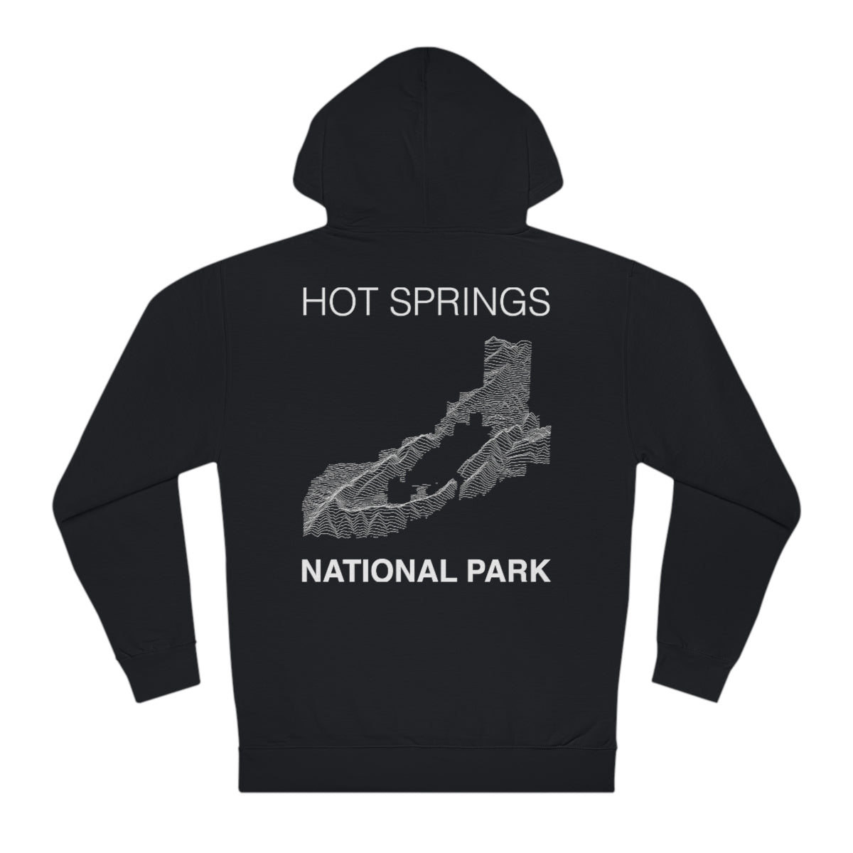 Hot Springs National Park Hoodie - Lines