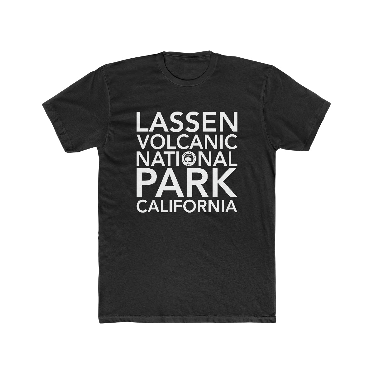 Lassen Volcanic National Park T-Shirt Block Text