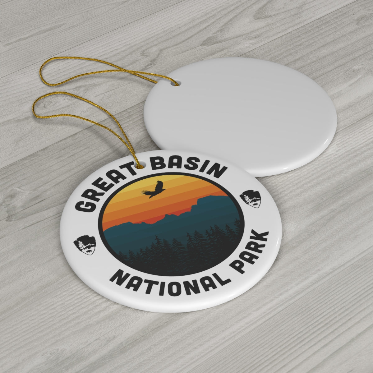 Great BasinNational Park Ornament - Round Emblem Design