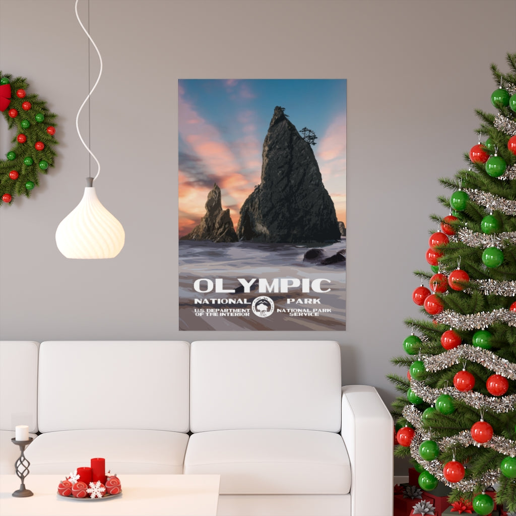 Olympic National Park Poster National Parks Partnership
