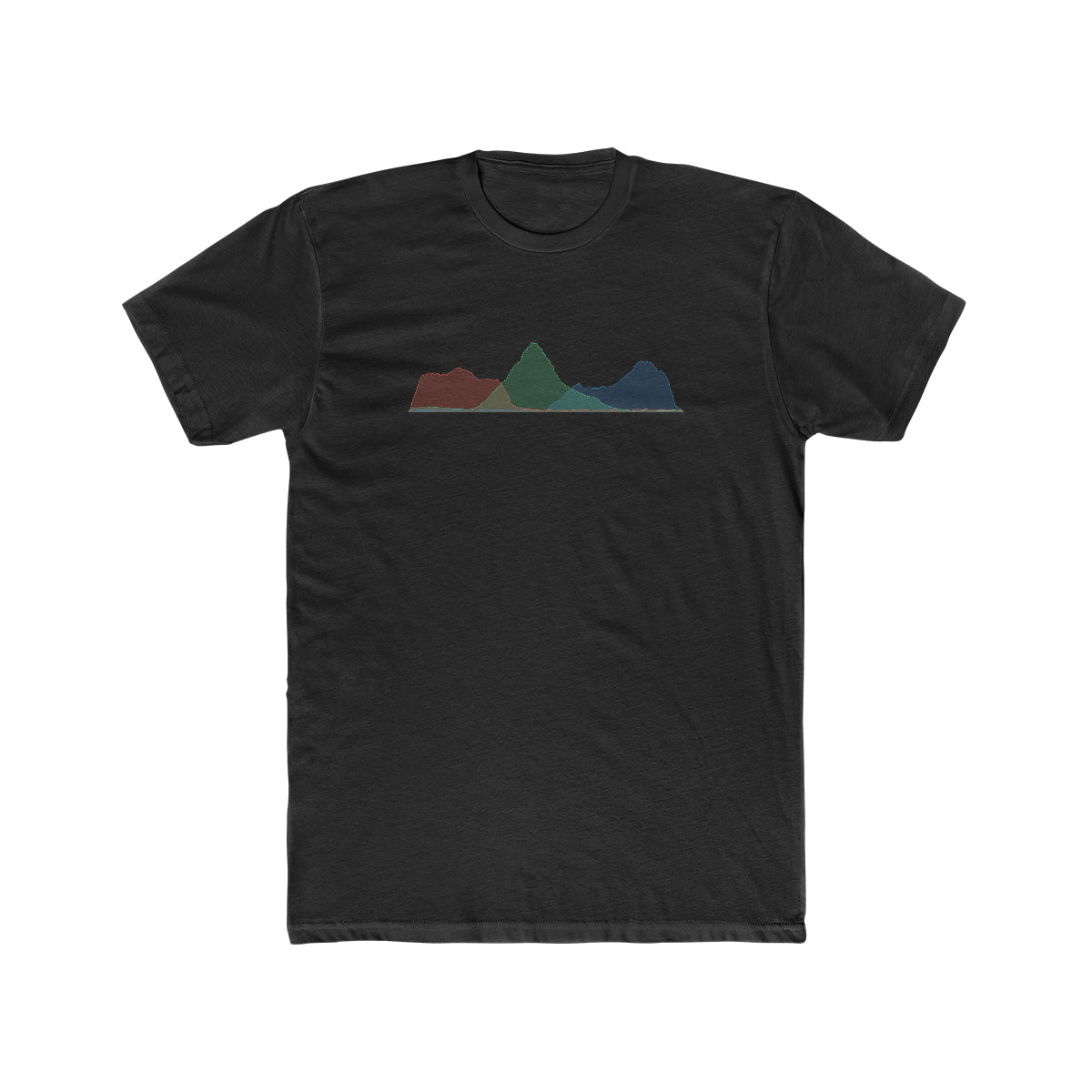 Limited Edition Glacier National Park T-Shirt - Histogram Design