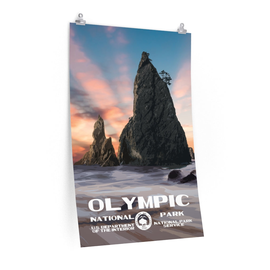 Olympic National Park Poster National Parks Partnership