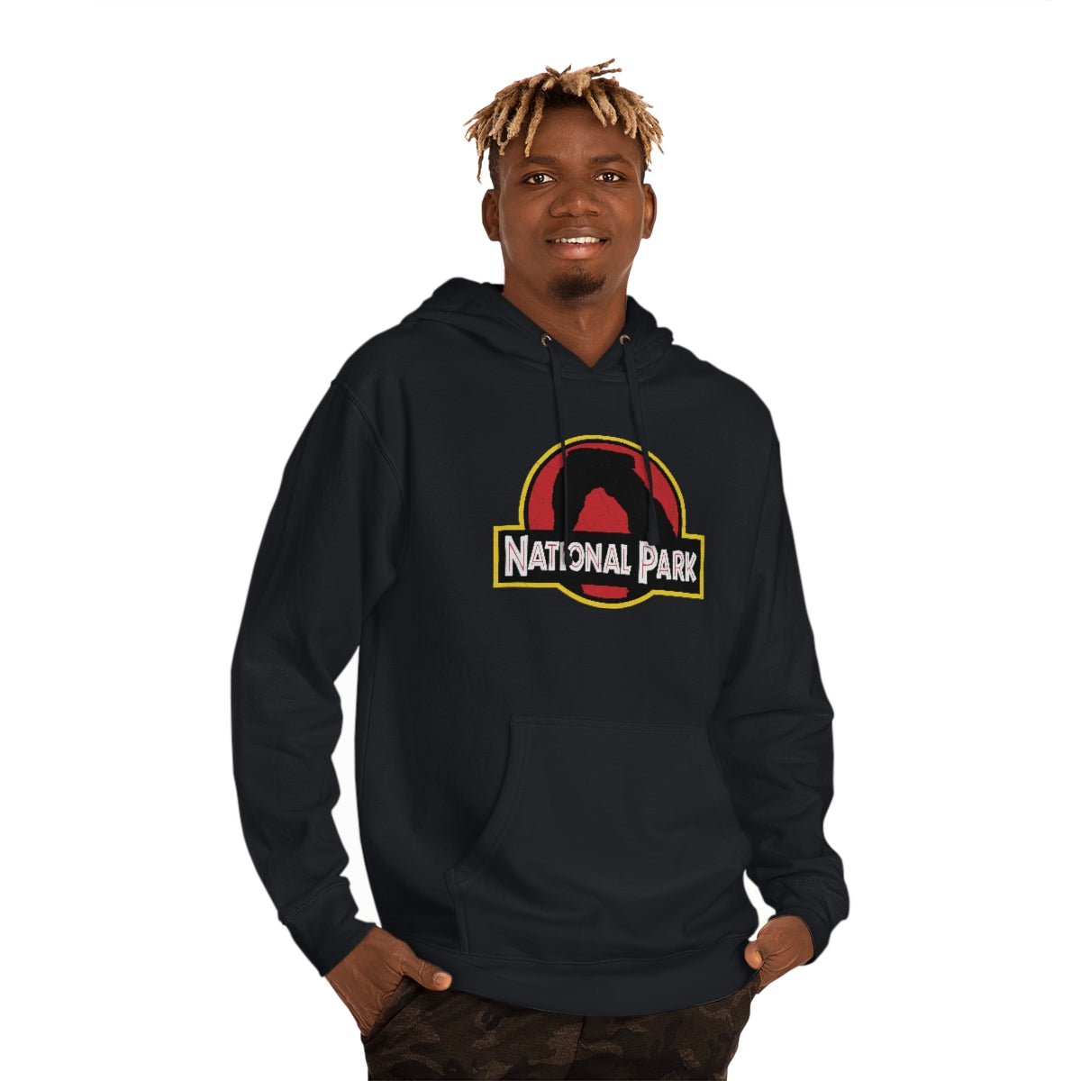 Arches National Park Hoodie - Delicate Arch Parody Logo