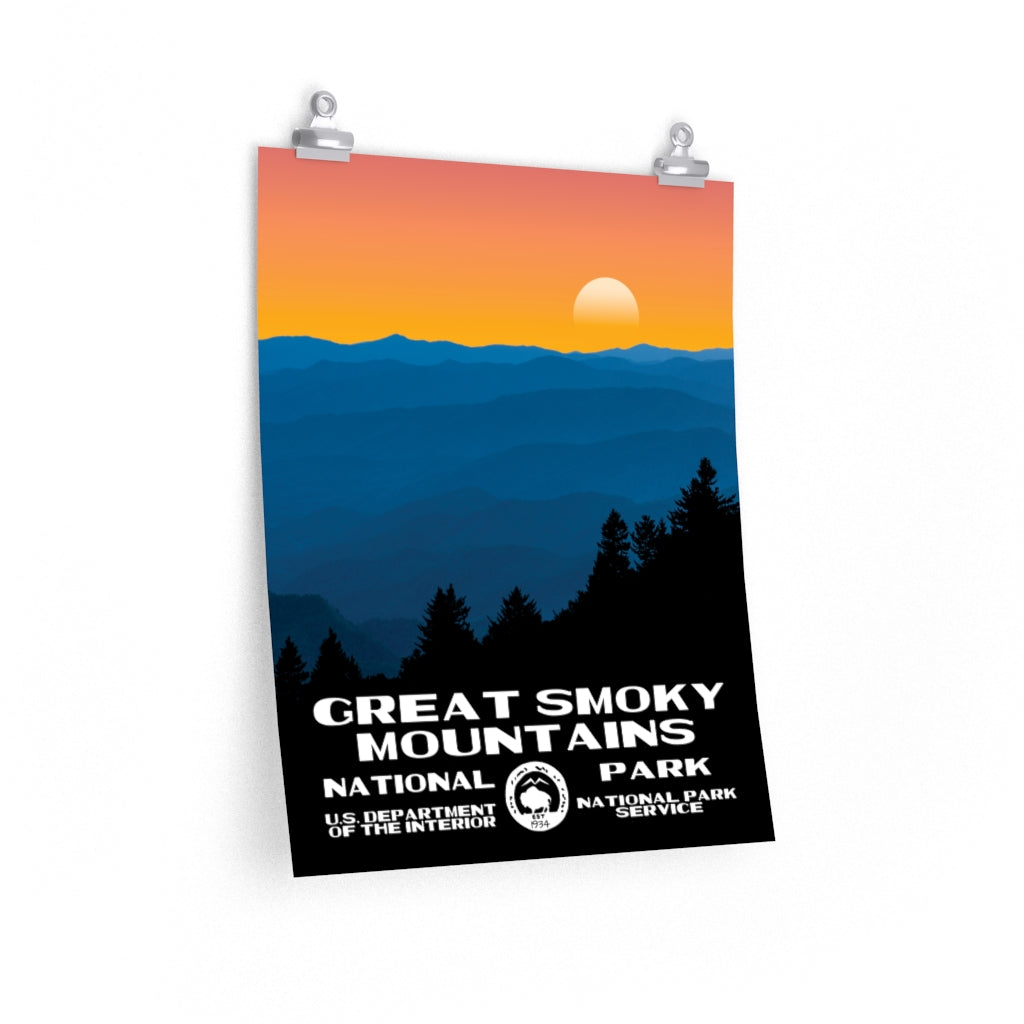 Great Smoky Mountains National Park Poster National Parks Partnership
