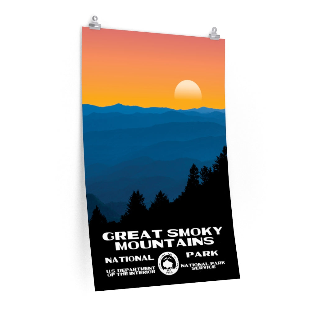 Great Smoky Mountains National Park Poster National Parks Partnership