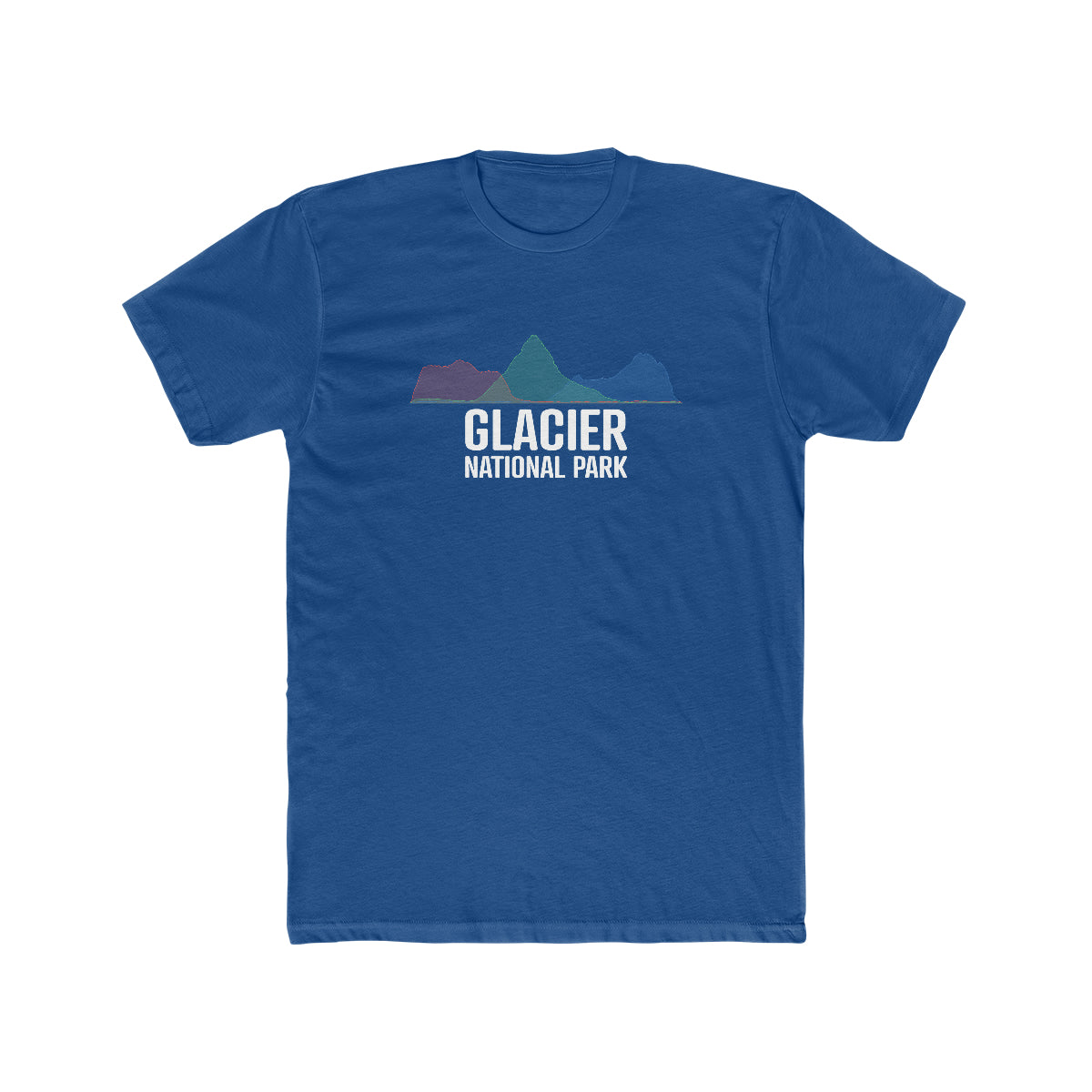 Glacier National Park T-Shirt - Histogram Design