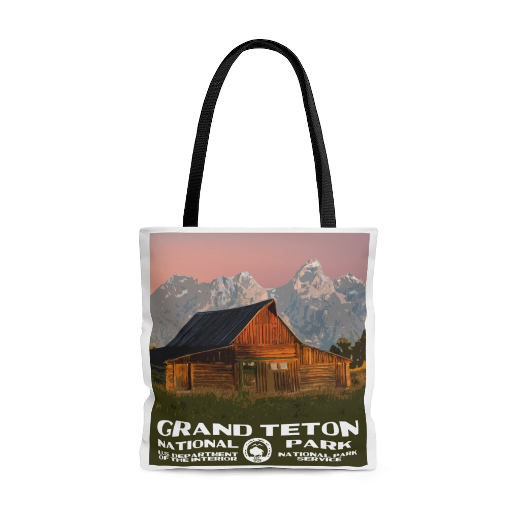 Grand Teton National Park Tote Bag - Moulton Barn National Parks Partnership