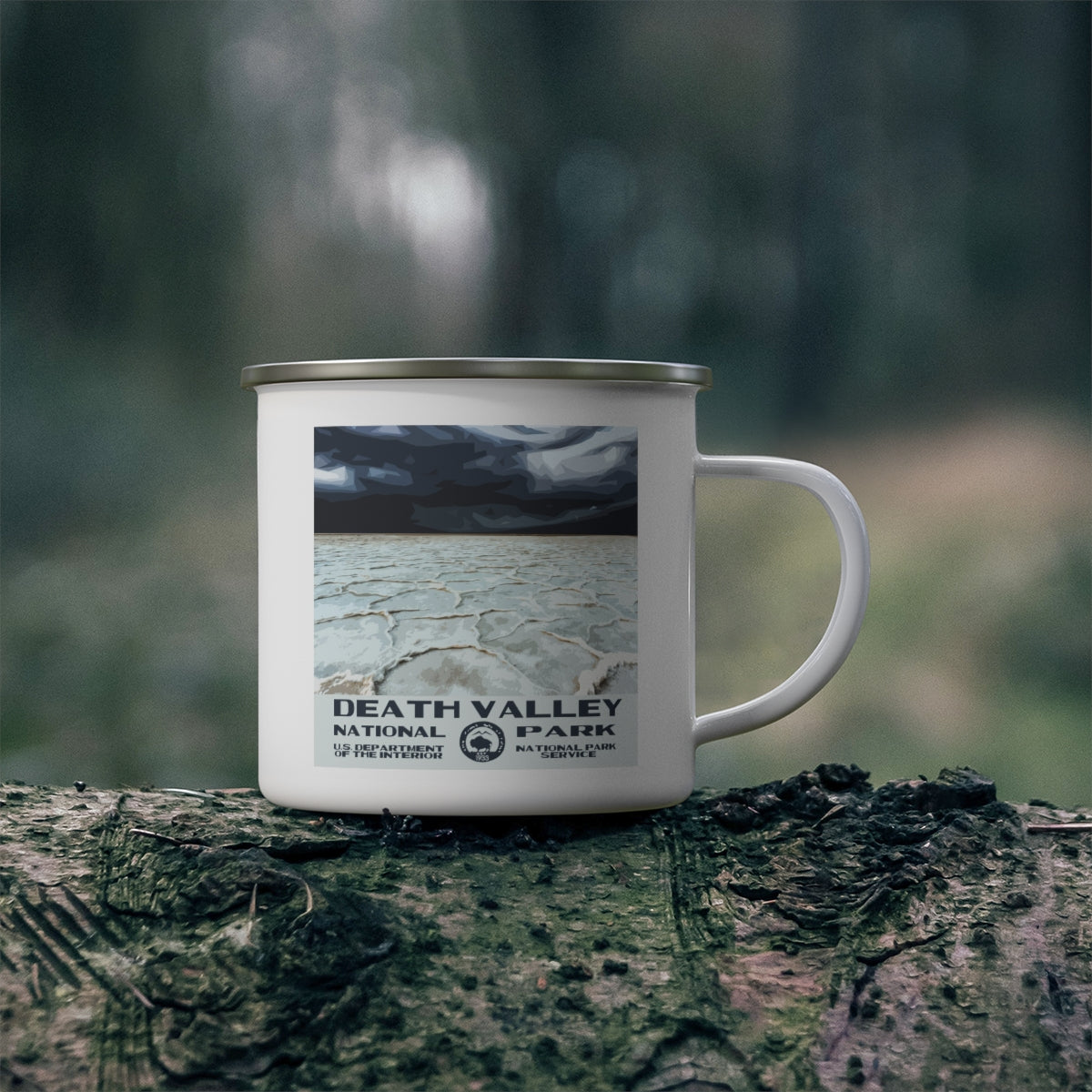 Death Valley National Park Enamel Camping Mug