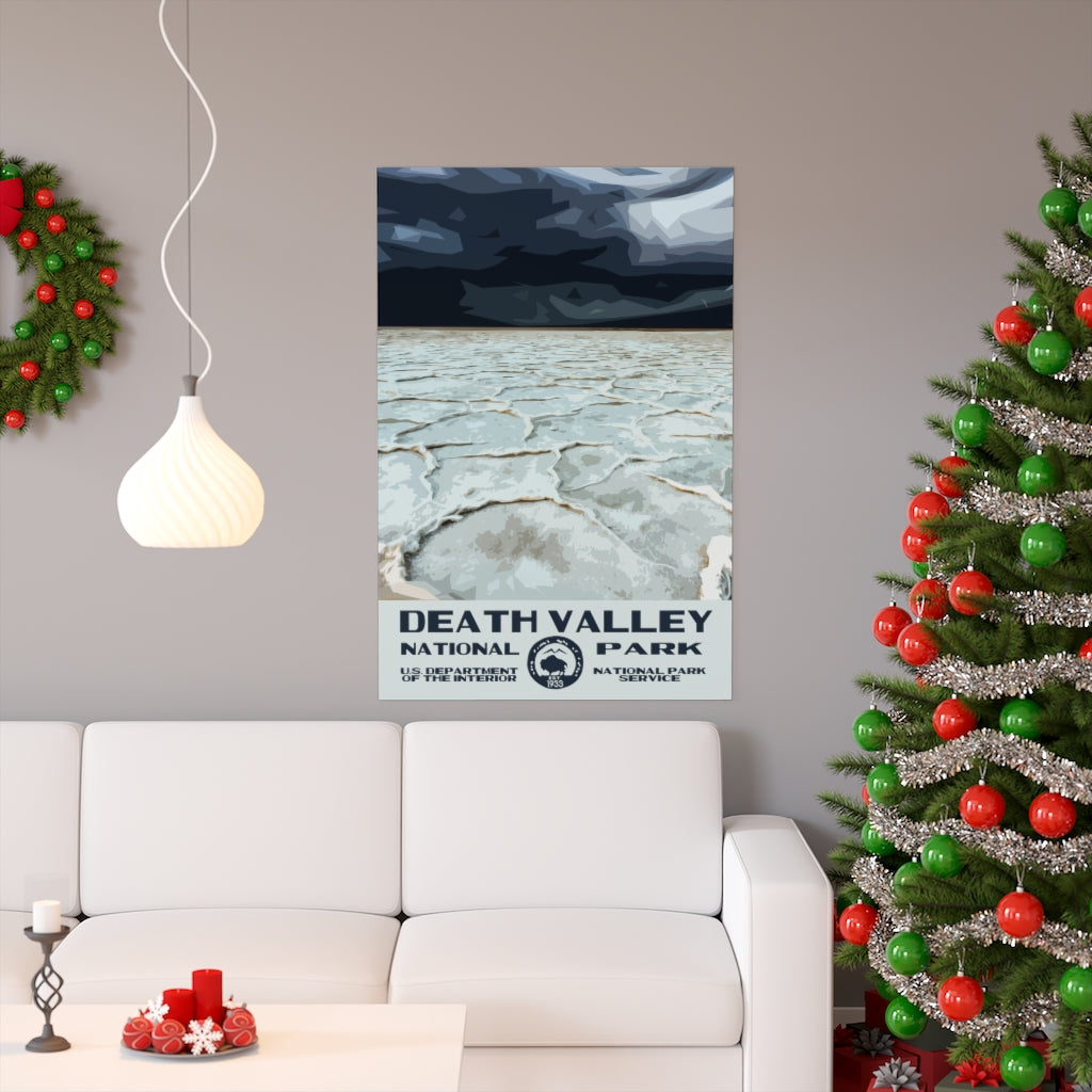 Death Valley National Park Poster - Badwater Basin National Parks Partnership