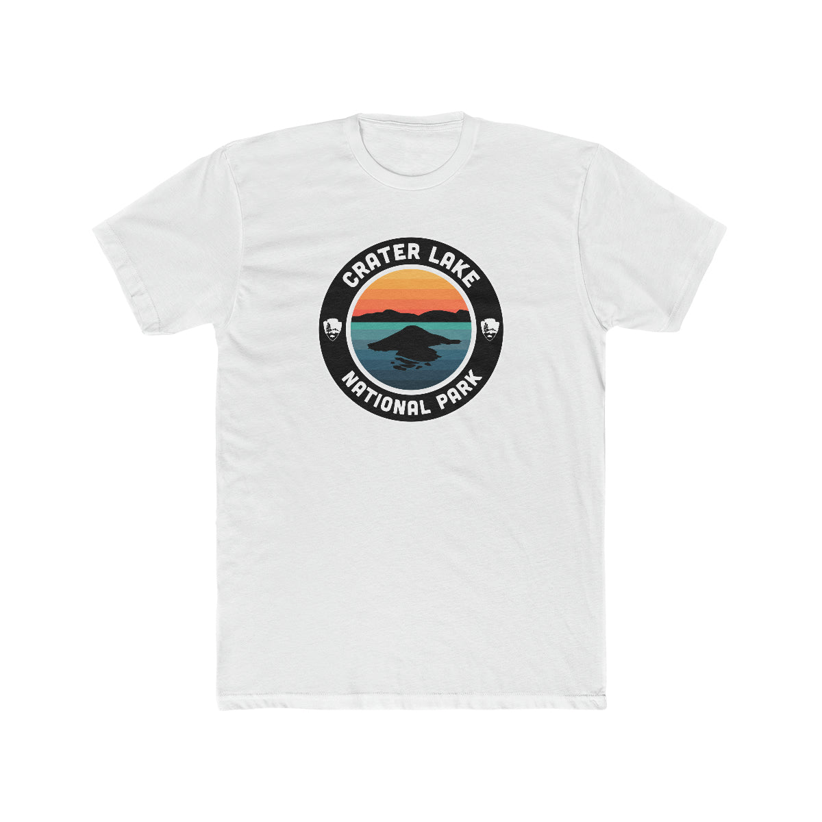 Crater Lake National Park T-Shirt - Round Badge Design
