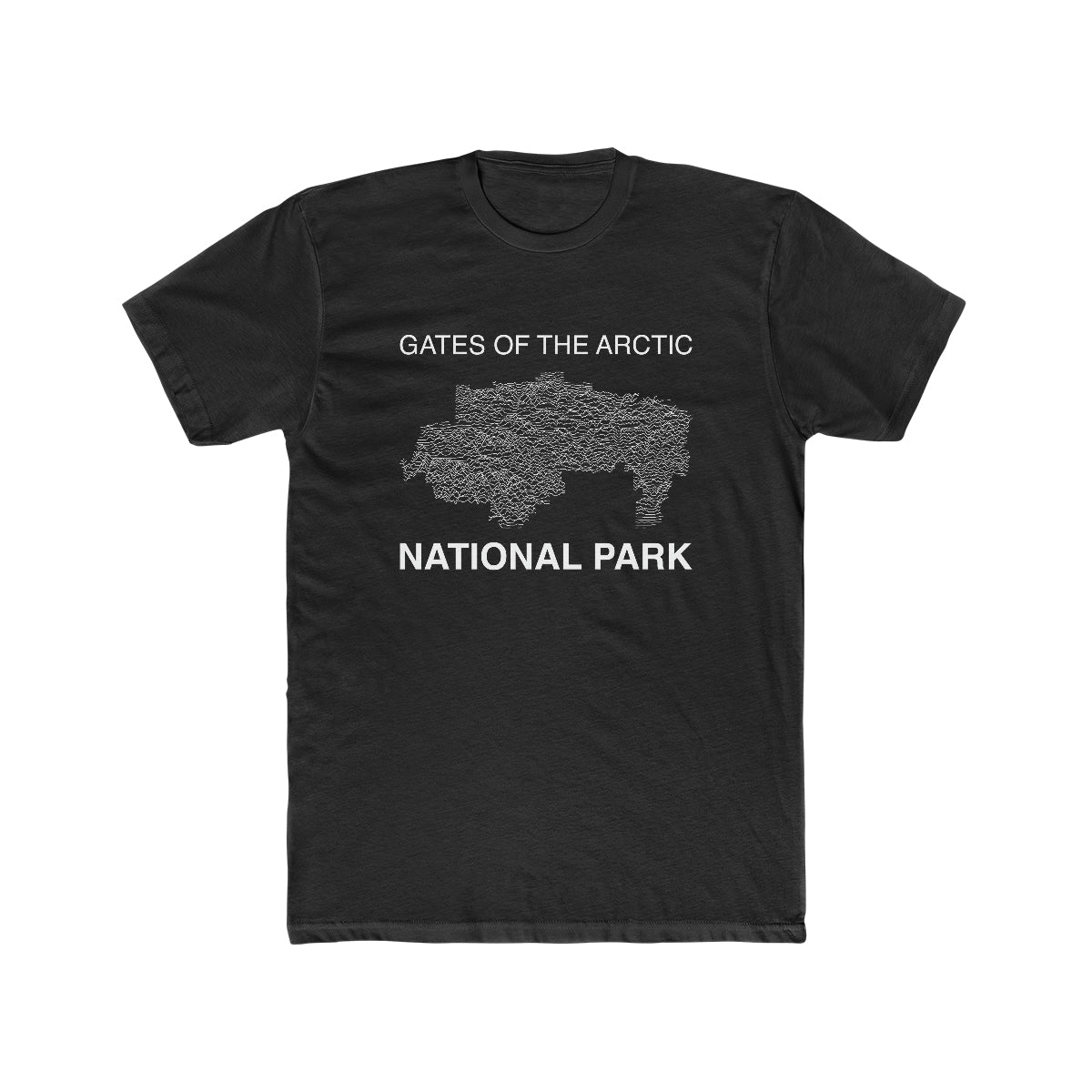 Gates of the Arctic National Park T-Shirt Lines