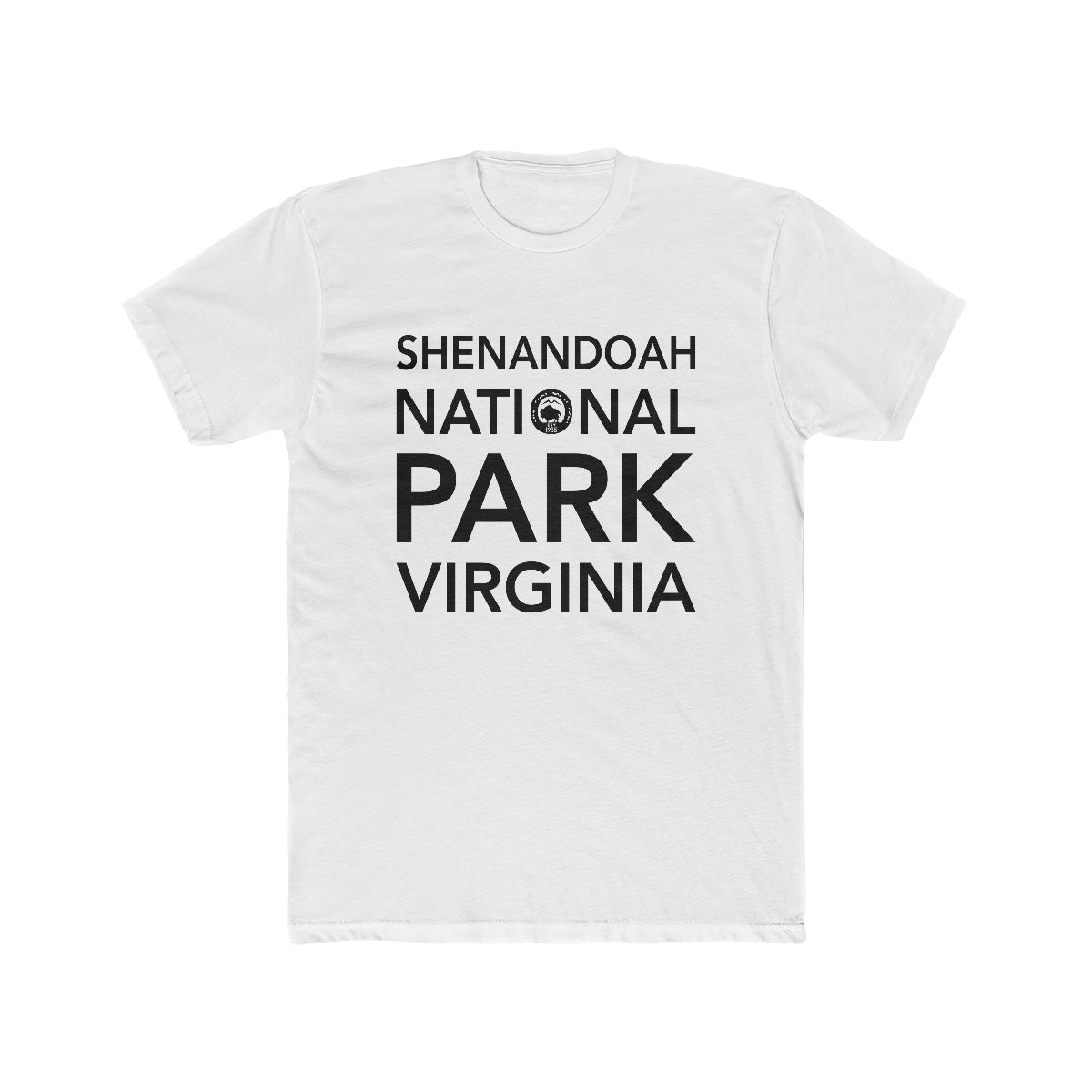 Shenandoah National Park T-Shirt Block Text
